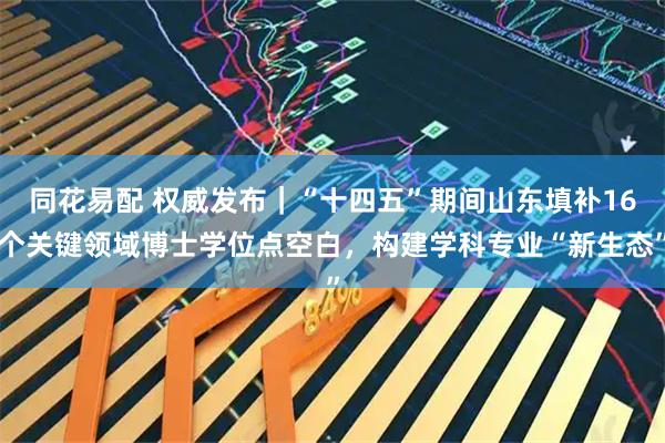 同花易配 权威发布｜“十四五”期间山东填补16个关键领域博士学位点空白，构建学科专业“新生态”