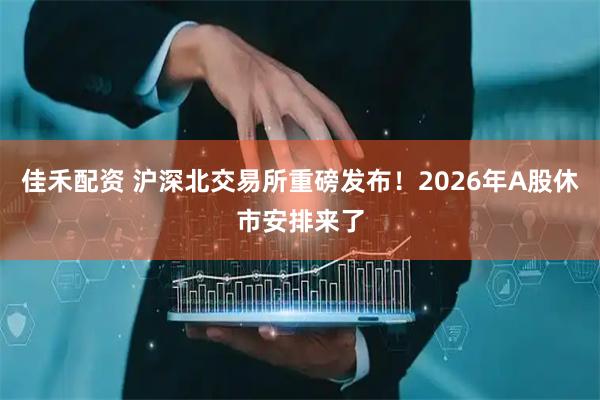 佳禾配资 沪深北交易所重磅发布！2026年A股休市安排来了