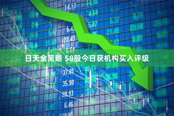 日天金策略 58股今日获机构买入评级