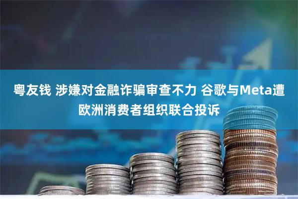 粤友钱 涉嫌对金融诈骗审查不力 谷歌与Meta遭欧洲消费者组织联合投诉